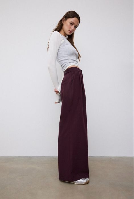 Брюки штани палаццо класичні stradivarius 34,36,38,40,42,44 р