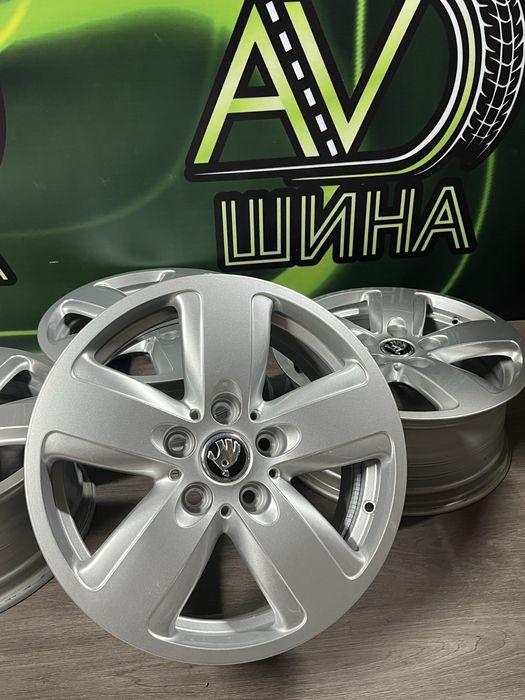 Легкосплавні оригінальні диски Skoda, Volkswagen, Audі, 5*112R16