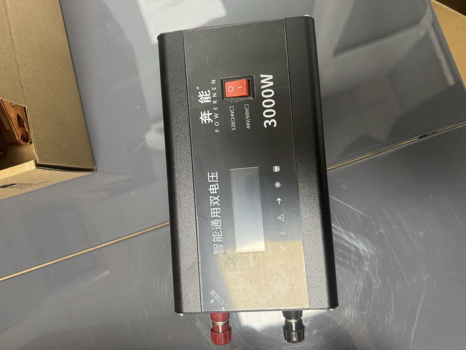 Інвертор 3000W 12V–220V чиста синусоїда