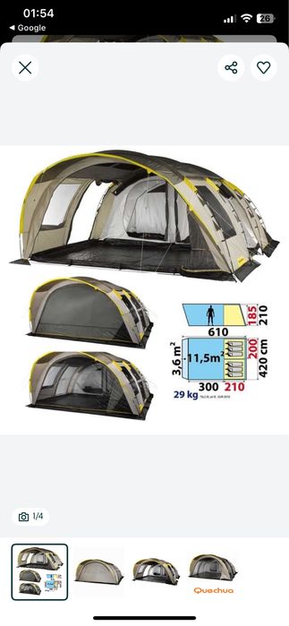 Tenda campismo Qechua