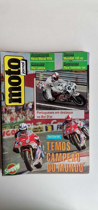 Revistas Moto Jornal (antigas 80/90)