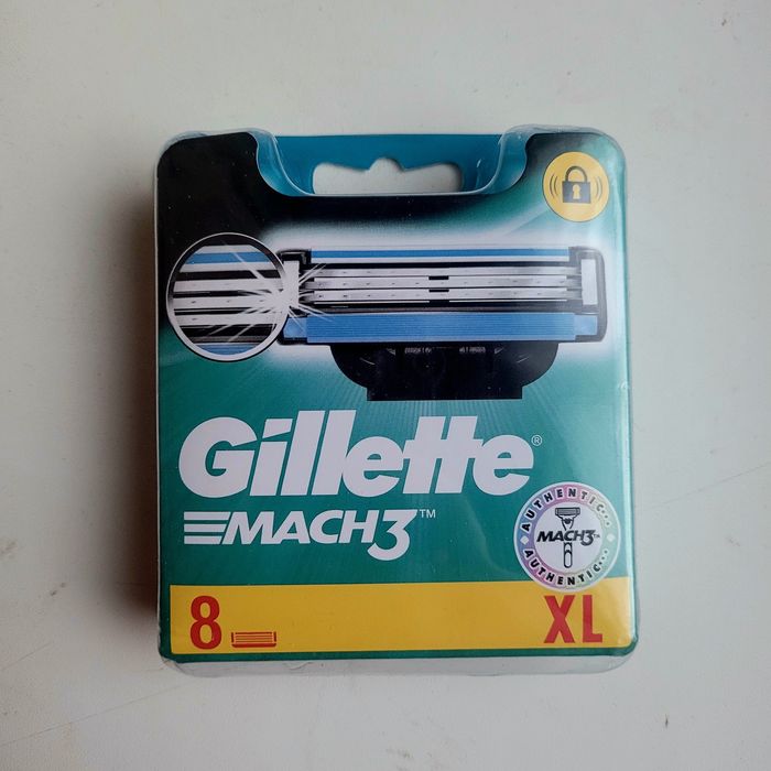 8 шт Gillette Mach3 (оригінал) Європа