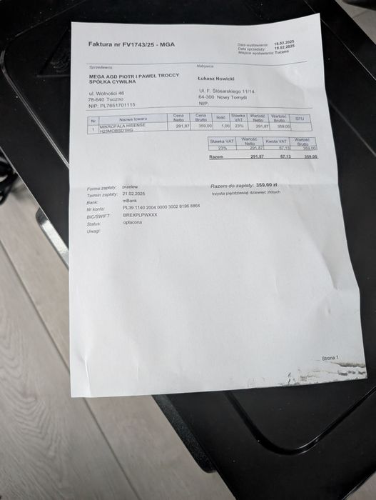 Mikrofala z grillem Hisense