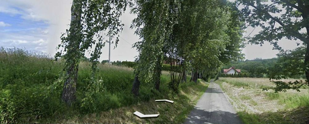 Działka budowlana Krzęcin woj. małopolskie Skawina 1455 m² - Widok 4