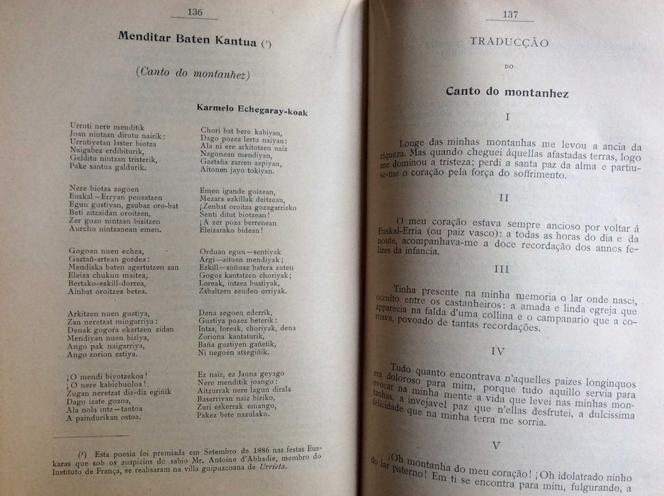 Litteraturas mortas. Ano 1911, 1.ª edição. Raro