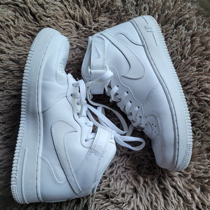 Nike air force 1 sneakersy wysokie 40 białe