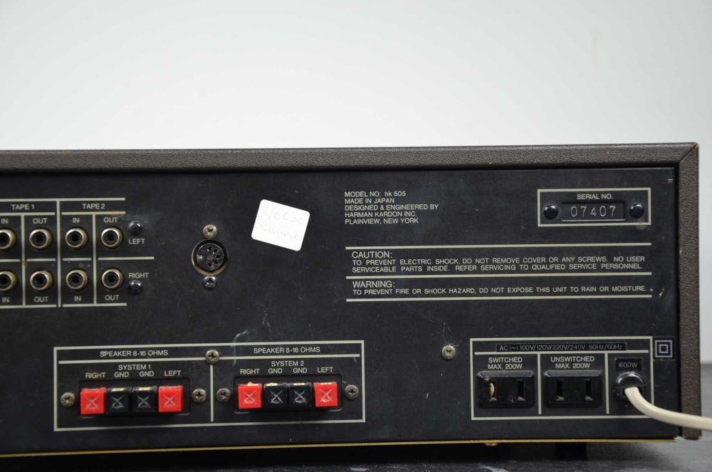 Wzmacniacz HARMAN KARDON HK-505 SUPER DŹWIĘK Vintage Okazja