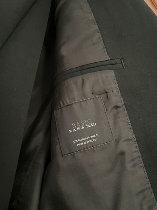 Fato Preto Zara Basic Man