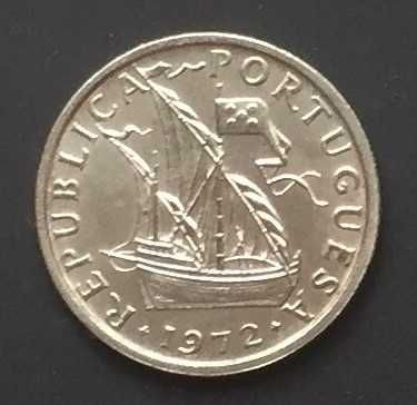 Moeda 5$00 cupro / níquel - Portugal - 1972