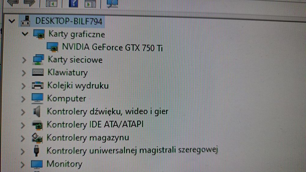 Komputer stacjonarny i5, 16GB, 750Ti, ssd, hdd