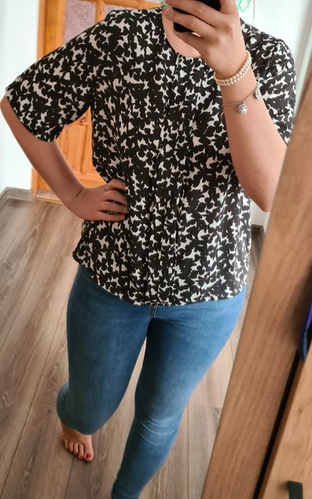 Ładna elegancka bluzka bluzeczka koszula do pracy biura