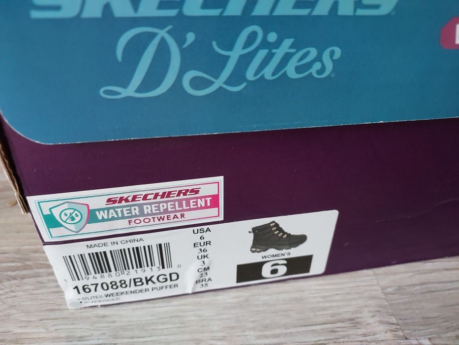 Sketchers D'lites damskie zimowe sneakersy r.37