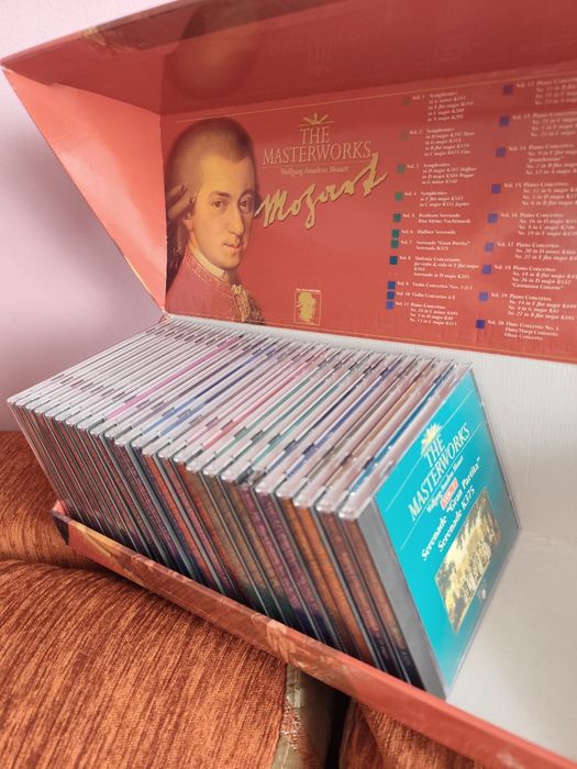 Класика диски CD нові, Моцарт, з коробкою , залишилось 24шт.