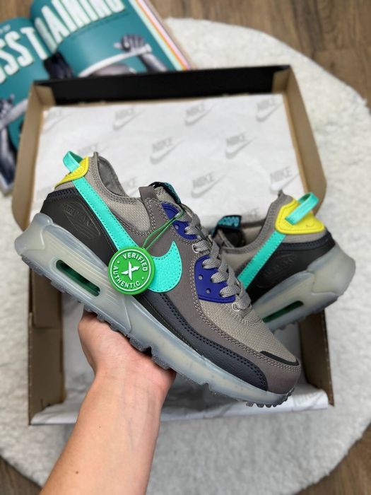 ТОП! Nike Air Max 90 Terrascape Beige Black Mint 39 - 45 найк аір макс