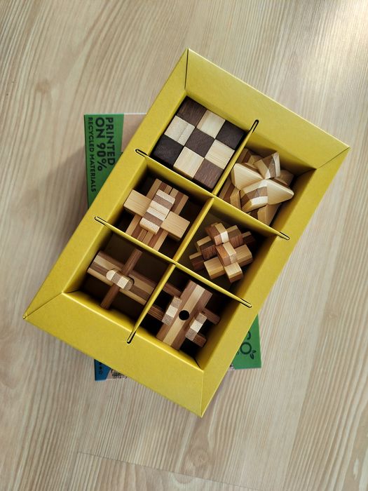 Łamigłówki Układanki logiczne bambusowe