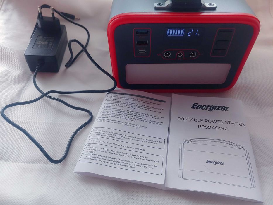 Зарядная станция • Energizer PPS240W2 • LiFePO4/230Wh/72000Mah • Почти новая