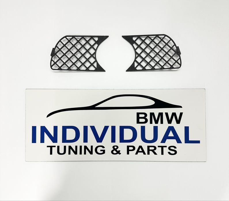 Решітка туманок bmw e46 решітка противотуманних фар BMW E46 решітка в бампер бмв е46 під м бампер м тех м пакет m paket m tex M-tech 2