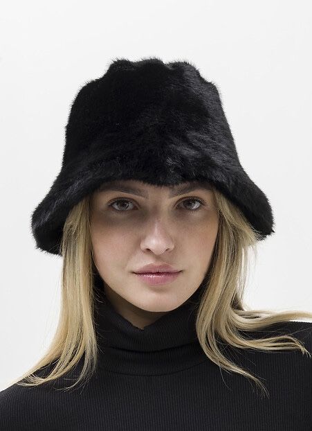 Хутряна панама капелюх Kate grey