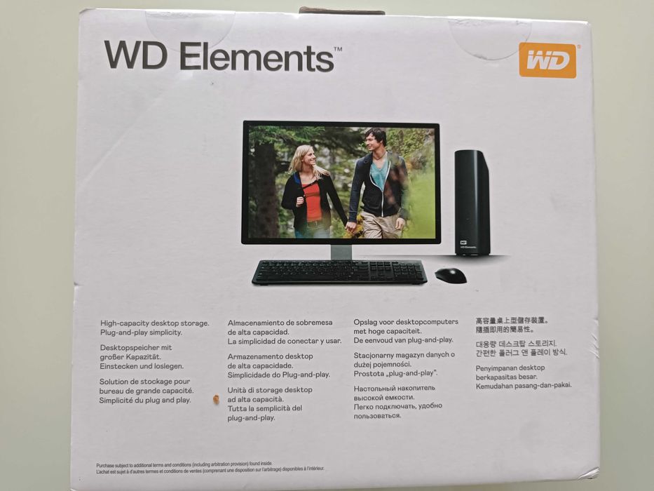 Disco externo WD Elements 12 Tb novo