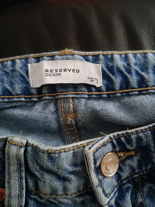 Jeansy cargo Reserved