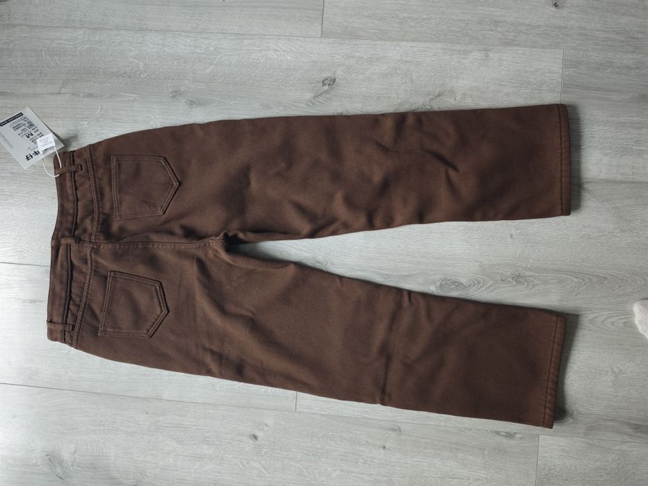 Джинси утеплені нові коричневі М,38