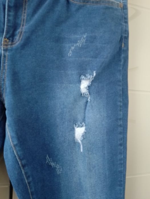 Jeansy rurki damskie 48/50