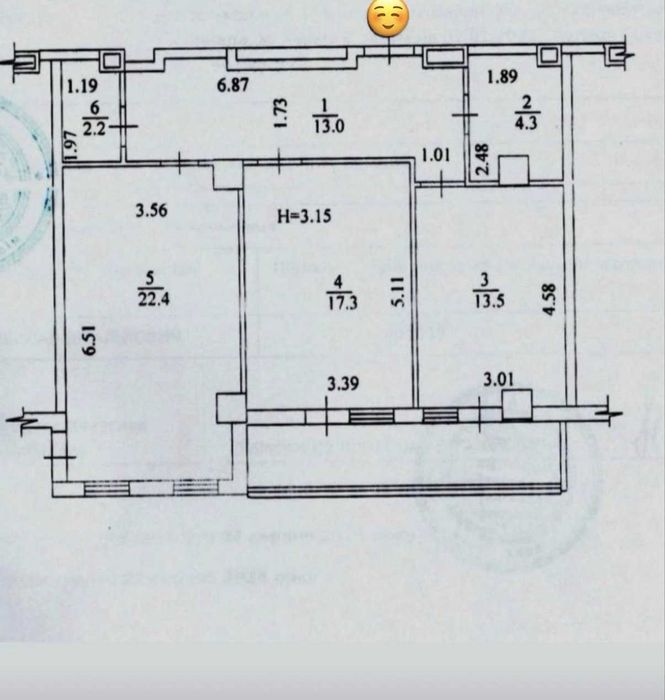 ДОКУМЕНТЫ! ЖК Павловский Квартал Продам 2 комн. квартиру 80 м2 AB