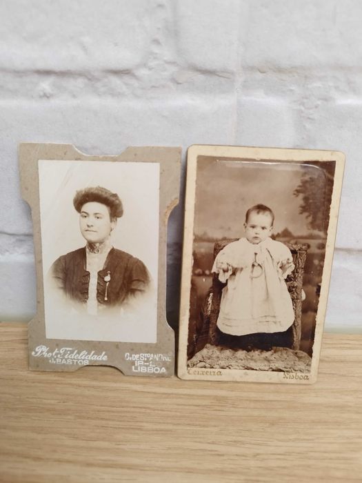 Fotografias centenárias em cartão