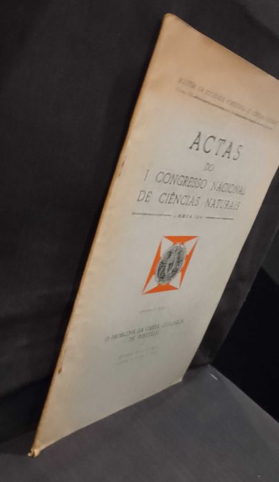 Actas do I Congresso Nacional de Ciências Naturais (Lisboa 1941)