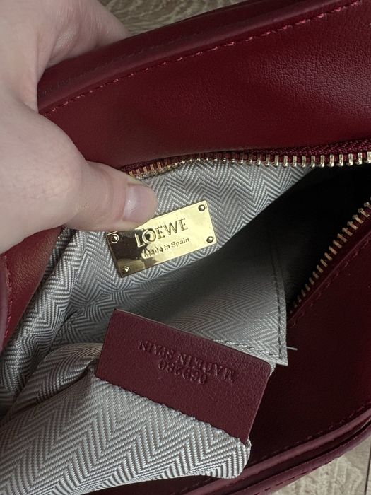 Loewe puzzle torebka bordowa