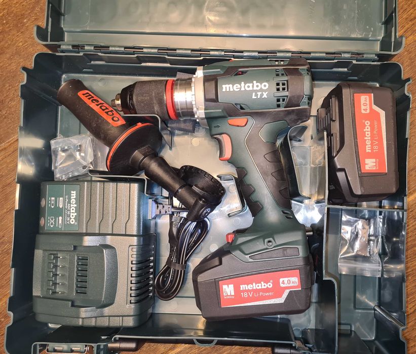 Wiertarko Wkretarka Metabo BS 18 LTX 18V 2x4Ah
