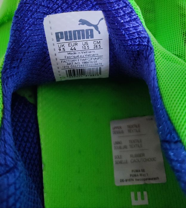 Puma r.44 do biegania  Nowe