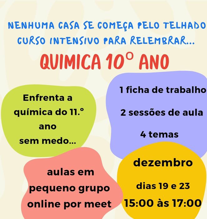 Curso de revisão de química 10 ano