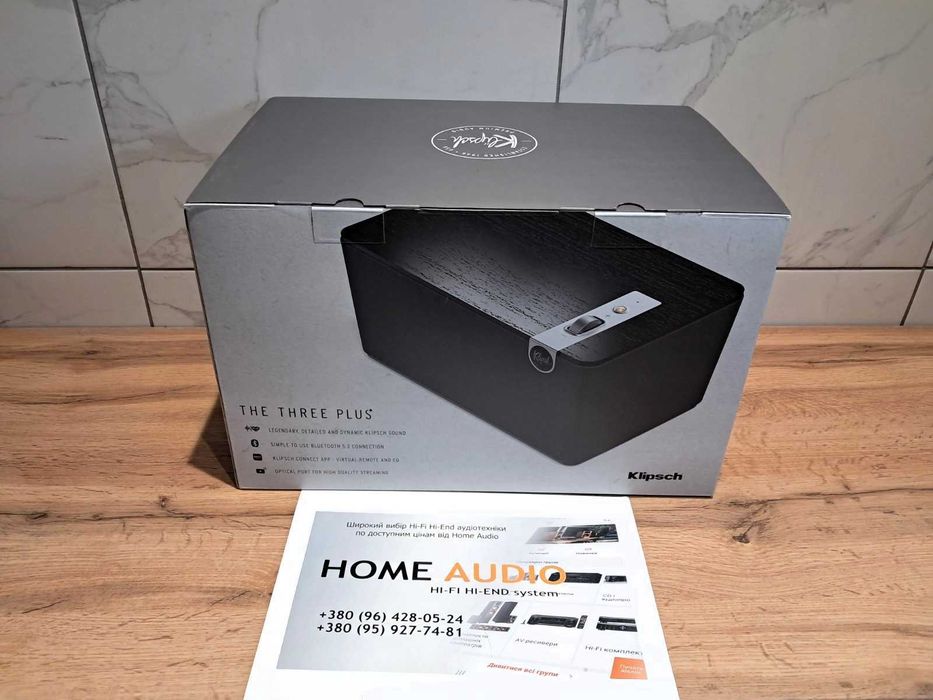 Нова аудіосистема Klipsch The Three Plus (The One Plus/The One II)