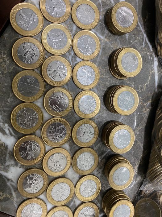 Moedas da olimpiadas rio brasil 2016