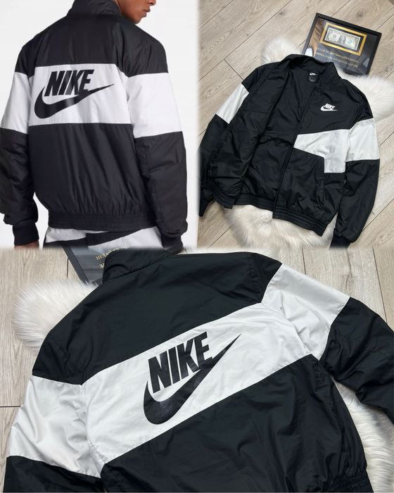 Оригинал Зимний пуховий-бомбер Nike Air SWOOSH NSW Jordan Bomber Alpha