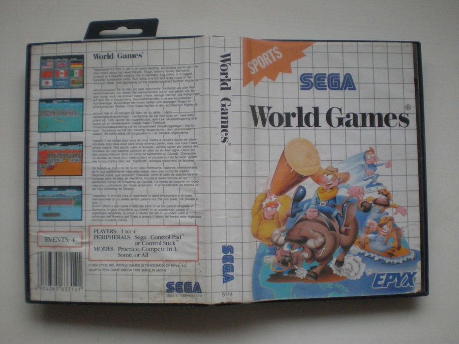 Sega Master System - Vigilante + World Games