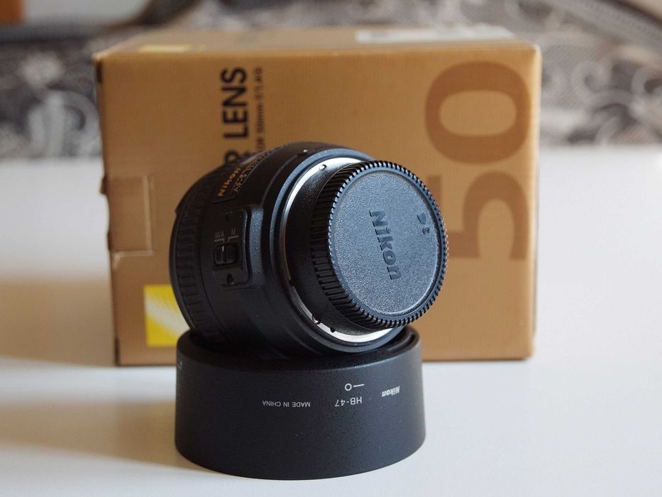 Nikkor 50mm F1.4G AF-S - stan fabryczny, ideał.