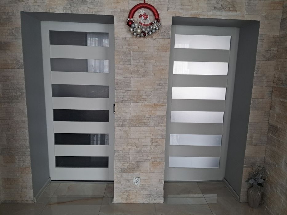 Drzwi 3szt wewnętrzne 2szt  przsuwne  L i P - 94,5cm/203cm