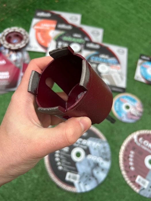 Алмазні коронки для сухого/мокрого різу бетону та цегли ВІД ВИРОБНИКА