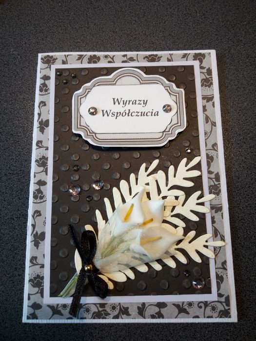Okolicznościowa kartka, kondolencyjna