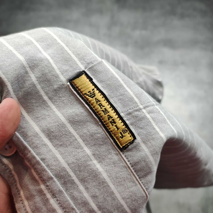 MĘSKA Koszula Elegancka Paski Bawełna PREMIUM Emporio Armani Jeans