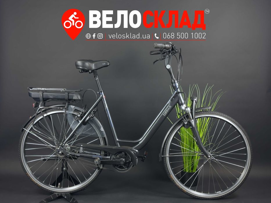 міський електро Batavus  чорний планетарка  електровелосипед