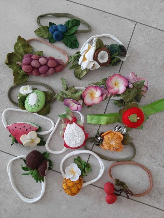 Пов'язки для дівчаток "Фрукти"