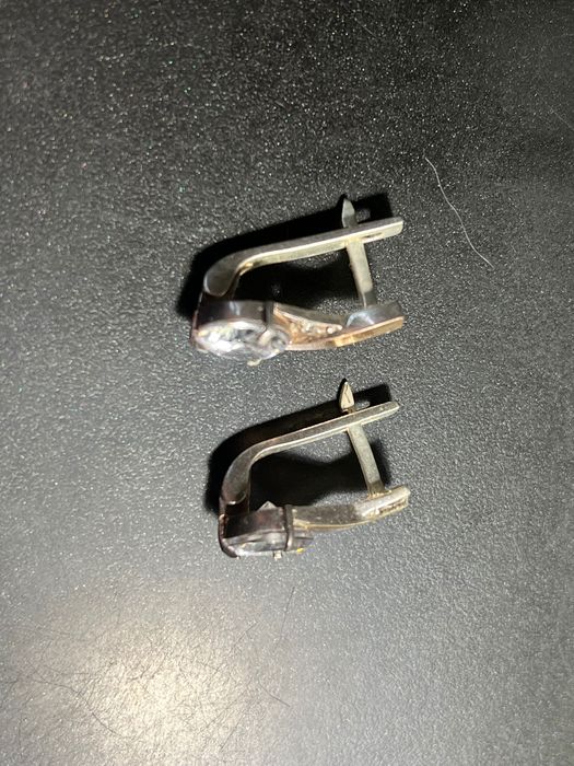 Сережки срібні з позолотою