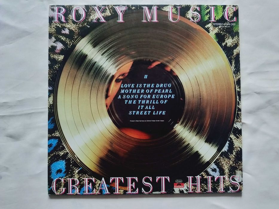 Roxy Music - Greatest Hits - LP 1977 r. Polydor Records Ger EX