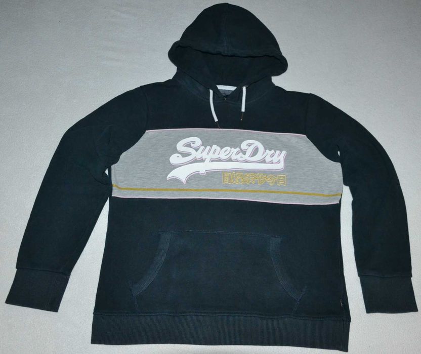 SuperDry Bluza Damska Kangurka Kaptur EU 42 Oryginalna 100% Super Dry