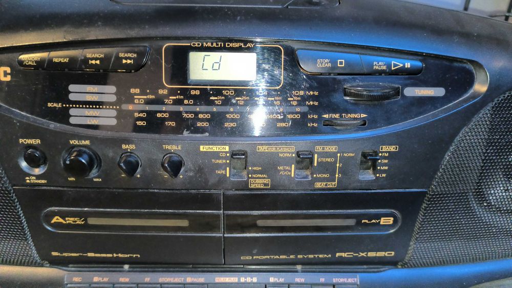 radiomagnetofon JVC sprawny