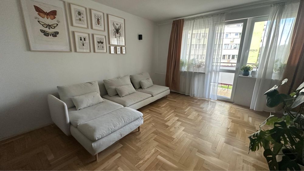 Ikea soderhamn gunnared beżowy sofa 4-osobowa