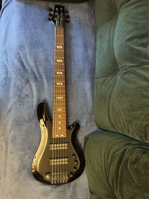 Gitara basowa 6 szesciostrunowa Harley Benton B-650 Black